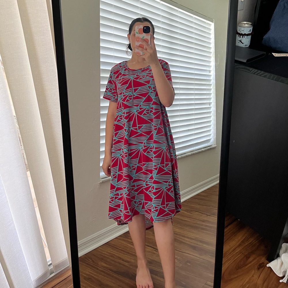 Lularoe Carly geometric dress